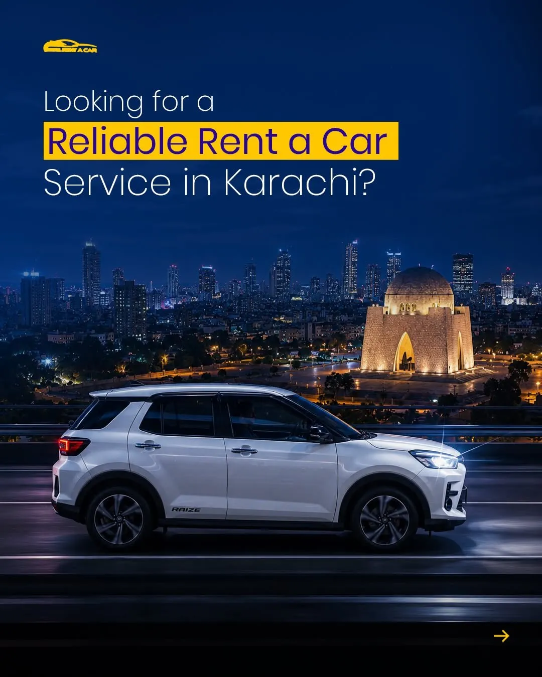 Looking for a reliable rent a car service ? in Abul Hassan Isphani Road | Karachi Ads - photo 1