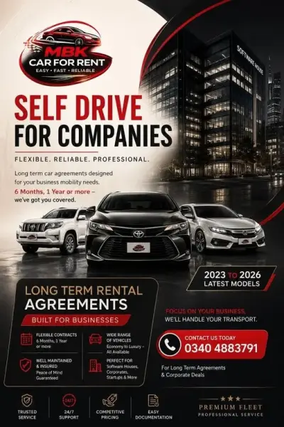 Looking for Long-Term Corporate Car Rental Solutions? in Gulistan-e-Jauhar | Karachi Ads