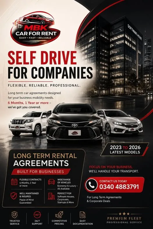 Looking for Long-Term Corporate Car Rental Solutions? in Gulistan-e-Jauhar | Karachi Ads - photo 1