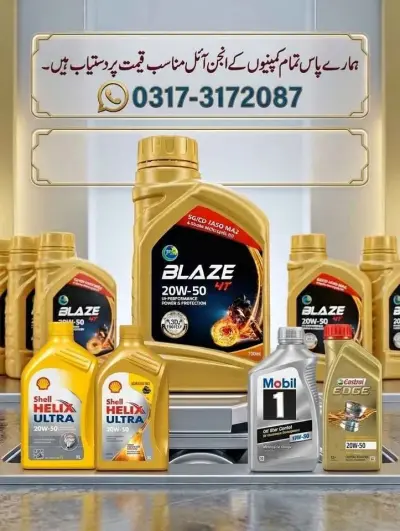Lubricant / Engine Oil For Sale in Gulistan-e-Jauhar | Karachi Ads