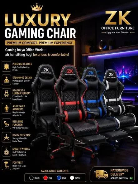 ๐ฅ LUXURY GAMING CHAIR โ PREMIUM COMFORT ๐ฅ - photo 1