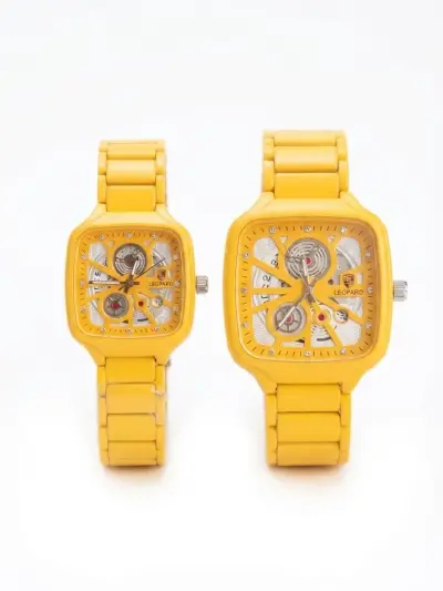 Luxury Turquoise Couple Watches – Stylish Matching Wristwatch Set - photo 2