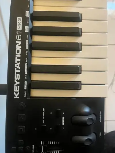M-Audio Keystation 61 MK3 USB MIDI keyboard controller. For Sale in DHA Defence Phase 7 | Karachi Ads