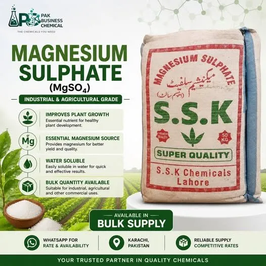 Magnesium Sulphate (MgSO₄) available for industrial and agricultural applications. - photo 1