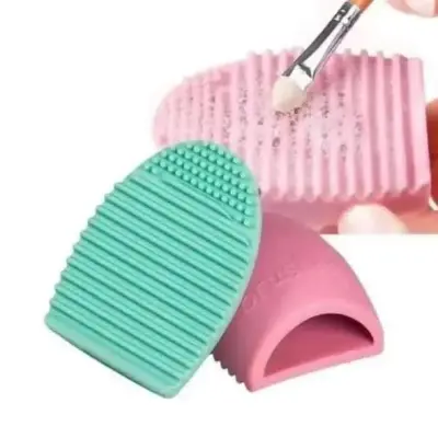 Makeup Brushes Cleaning Egg Shape Pad