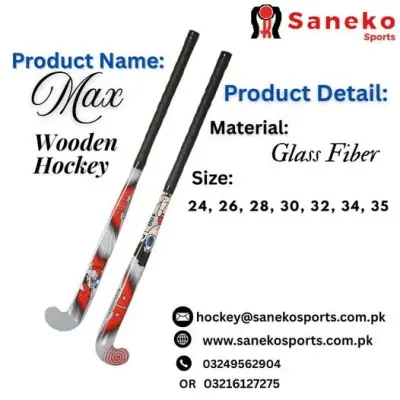 Max Wooden Hockey Stick