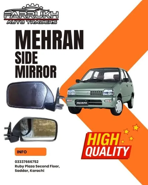 🚗 Mehran Side Mirror Available! For Sale in Saddar | Karachi Ads - photo 1