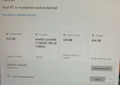 ⭐⭐ Microsoft Surface Pro 7 i7 10th gen  ⭐⭐ 💻 📢 - photo 2