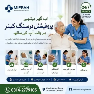 Mifrah Nursing Service provides trusted and experienced nurses in Gulistan-e-Jauhar | Karachi Ads