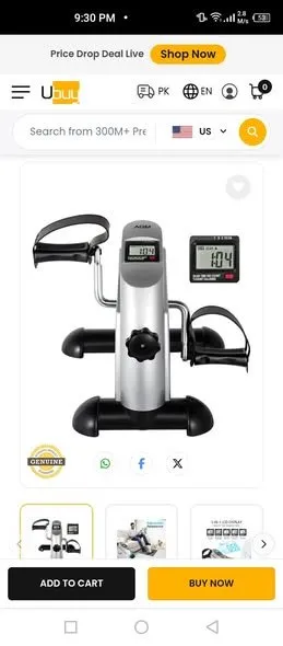 Min exercise bike box pack new - photo 1