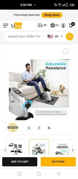 Min exercise bike box pack new - photo 2