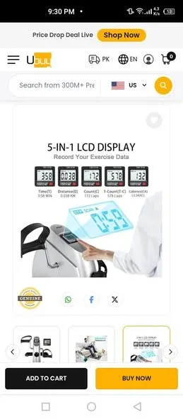 Min exercise bike box pack new - photo 3