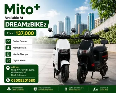 Mito+ Electric Scooter – Available at DREAMzBIKEz ⚡