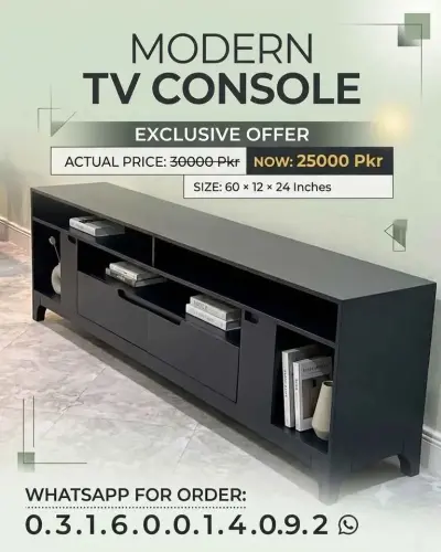 Modern tv consoles - For Sale in Saddar, Karachi