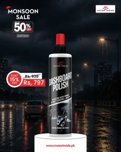 Motor Inside Dashboard Polish Spray 295ml – Long Lasting Shine & Protection For Sale in Gulberg Town | Karachi Ads