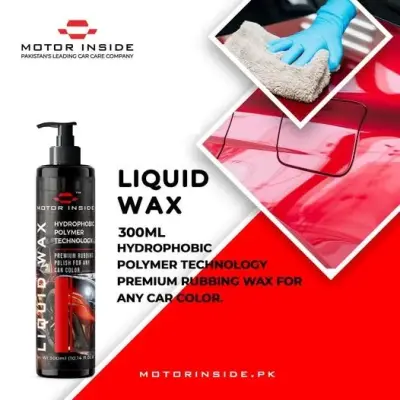 Motor Inside Liquid Wax 300ML – Premium Hydrophobic Car Polish & Paint Protection For Sale in Abul Hassan Isphani Road | Karachi Ads