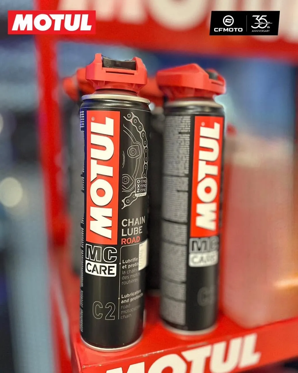 Motul MC Care C2 Chain Lube Road Spray | Motorcycle Chain Lubricant For Sale in Gulistan-e-Jauhar | Karachi Ads - photo 1