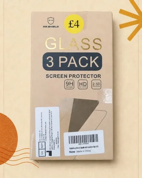 Mr.Shield 9H Tempered-Glass Screen Protector — 3 Pack - photo 1