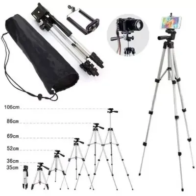 Multi-function Portable Aluminum Alloy 3110 Tripod for Camera DSLR Mobile Phone Live Selfie Stand - photo 2