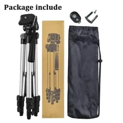 Multi-function Portable Aluminum Alloy 3110 Tripod for Camera DSLR Mobile Phone Live Selfie Stand - photo 4