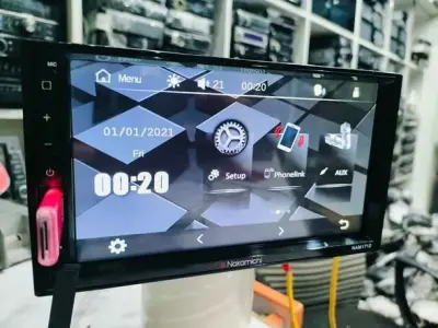Nakamichi 7-Inch Touch Screen Car Android LCD – Bluetooth USB AUX For Sale in Gulistan-e-Jauhar | Karachi Ads