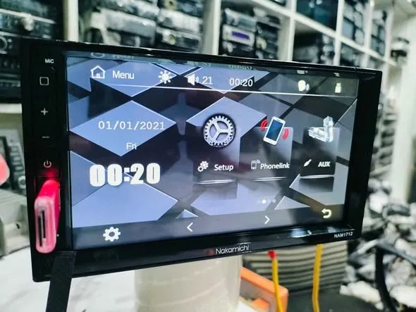 Nakamichi 7-Inch Touch Screen Car Android LCD β Bluetooth USB AUX For Sale in Gulistan-e-Jauhar | Karachi Ads - photo 1
