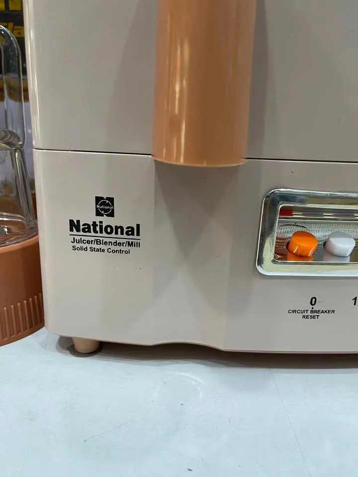 National Juicer Blender Grinder Set 4in1 Shisha Parts Steel Blades Guaranteed Result for Sale in Korangi, Karachi - photo 2