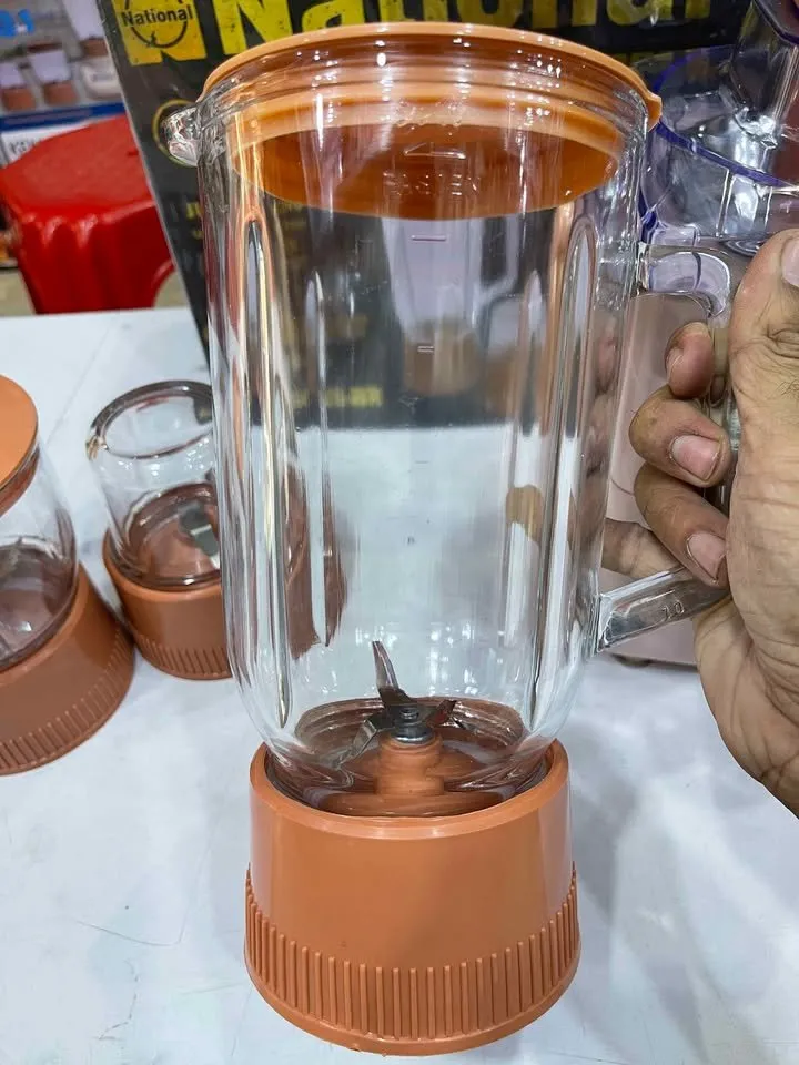 National Juicer Blender Grinder Set 4in1 Shisha Parts Steel Blades Guaranteed Result for Sale in Korangi, Karachi - photo 3
