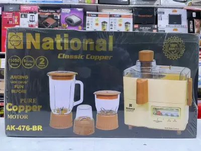 National Juicer Blender Grinder Set 4in1 Shisha Parts Steel Blades Guaranteed Result for Sale in Korangi, Karachi - photo 8