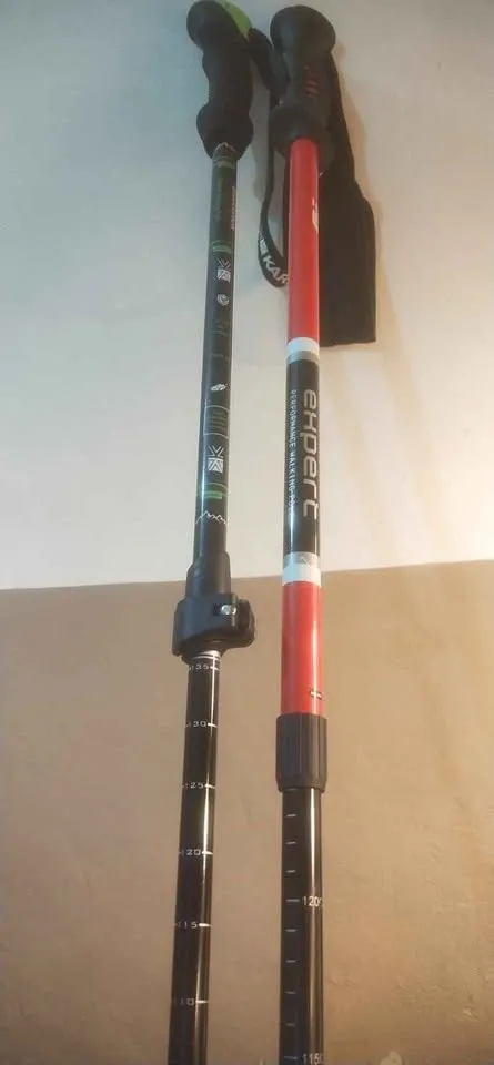 New Balance Expert Single Trekking Pole Red/Black Adjustable Aluminum For Sale in New Karachi | Karachi Ads - photo 3