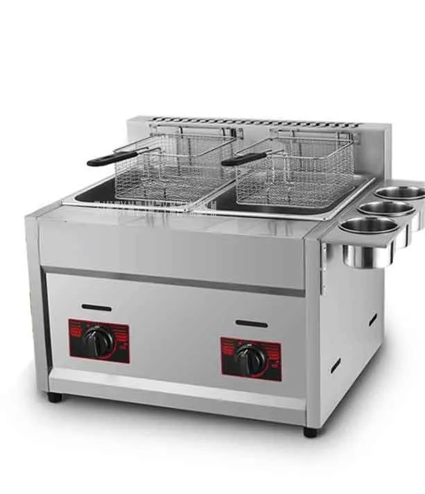 New Commercial Gas Fryer Double Tank - photo 2