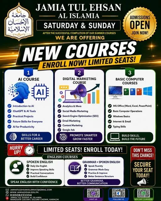 NEW COURSES | ADMISSIONS OPEN - photo 1