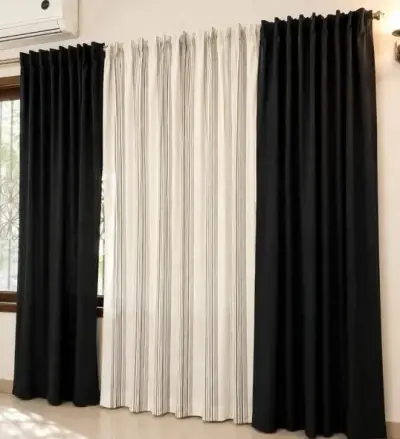 New curtains. A set of 3 panels - photo 2
