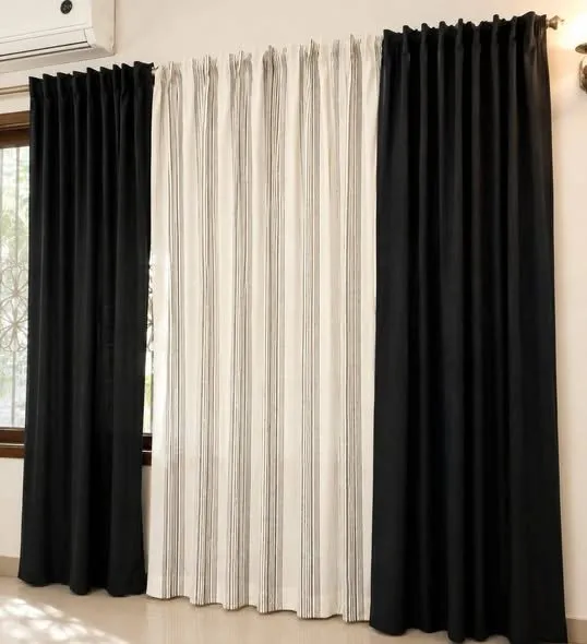 New curtains. A set of 3 panels - photo 2