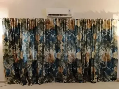New printed curtains in stock. Cotton duck fabric.