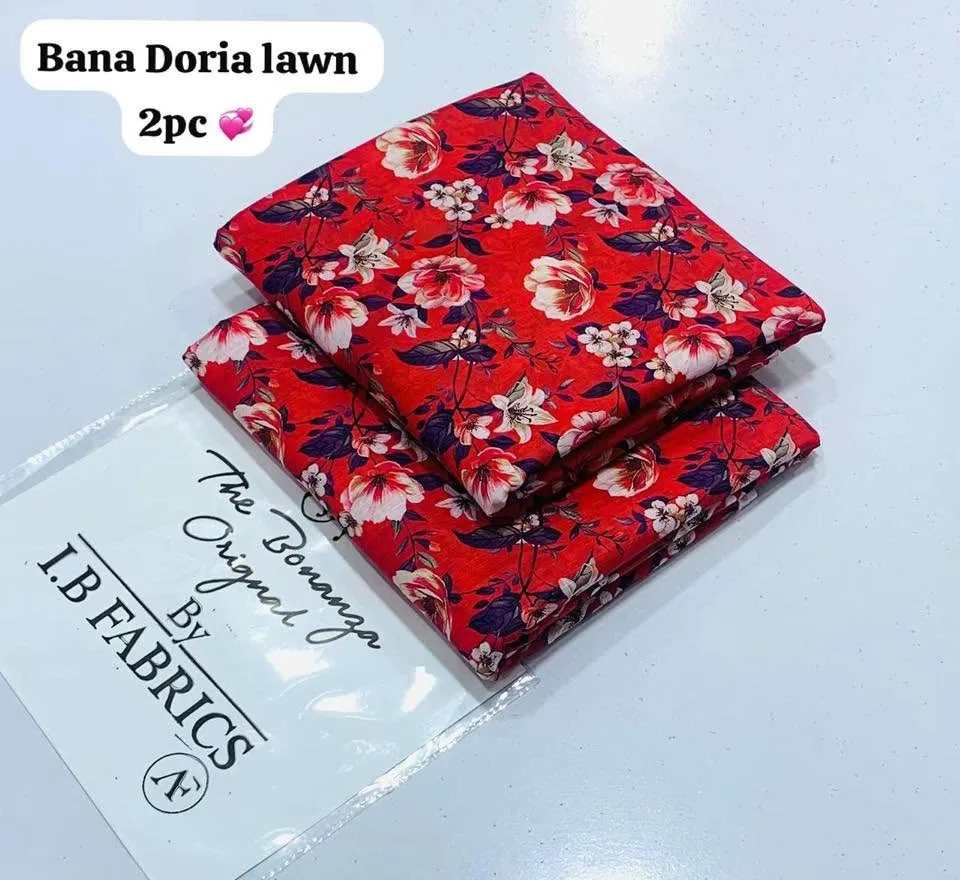 NEW VOLUME BANA DORIA LAWN TWO PIECE For Sale in Gulistan-e-Jauhar | Karachi Ads - photo 5