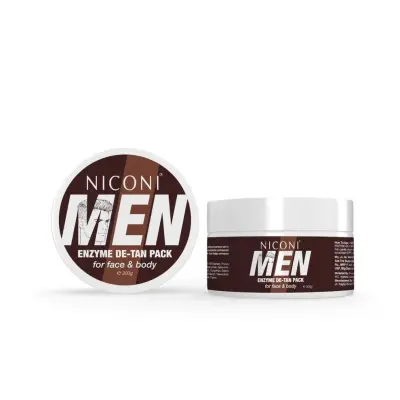Niconi De-Tan Cream Mega Sale Offer Men Face & Body Enzyme De-Tan Brightening Pack