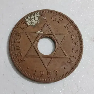 Nigeria 1 Penny Elizabeth II 1959 For Sale in Saddar | Karachi Ads - photo 2