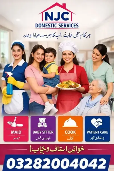 NJC DOMESTIC SERVICES – STAFF AVAILABLE