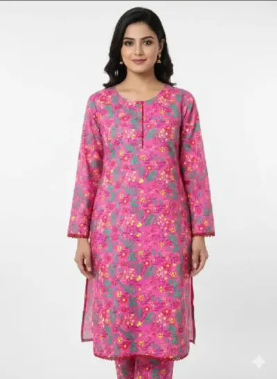 Noor Fatima's Collection Cotton Stitched Dress for Women & Girls | Summer Casual 2 Piece Suit For Sale in Landhi No. 6 | Karachi Ads - photo 3