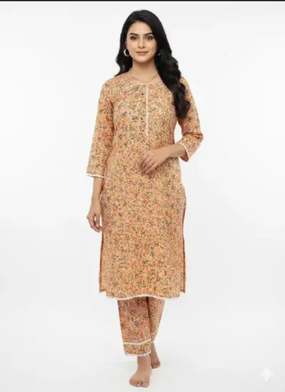 Noor Fatima's Collection Cotton Stitched Dress for Women & Girls | Summer Casual 2 Piece Suit For Sale in Landhi No. 6 | Karachi Ads - photo 7
