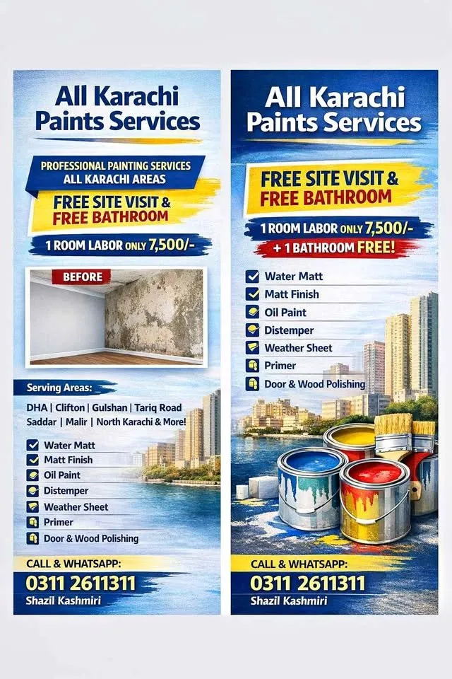 Office Painting Services in Gulistan-e-Jauhar | Karachi Ads - photo 2