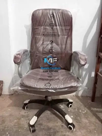 Office Revolving chair available in brown and black