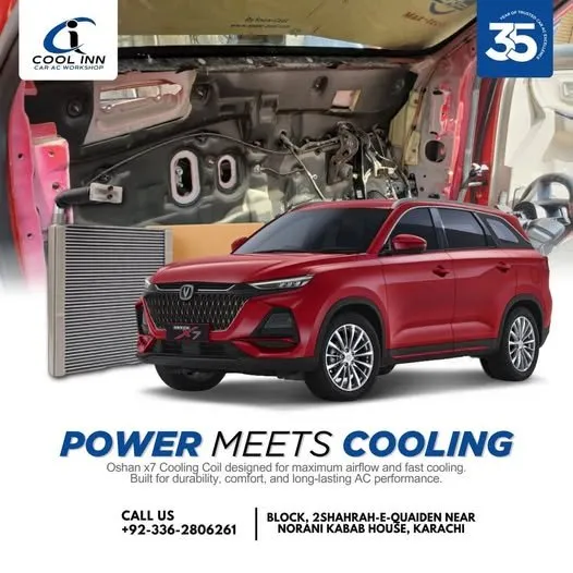 Oshan X7 Cooling Coil Replacement – Expert Car AC Service in Karachi - photo 1