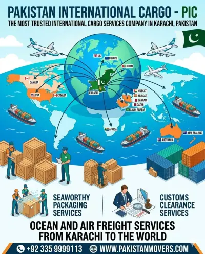 Pakistan International Cargo - PIC The Most Trusted International Cargo Services Company in Bath Island | Karachi Ads