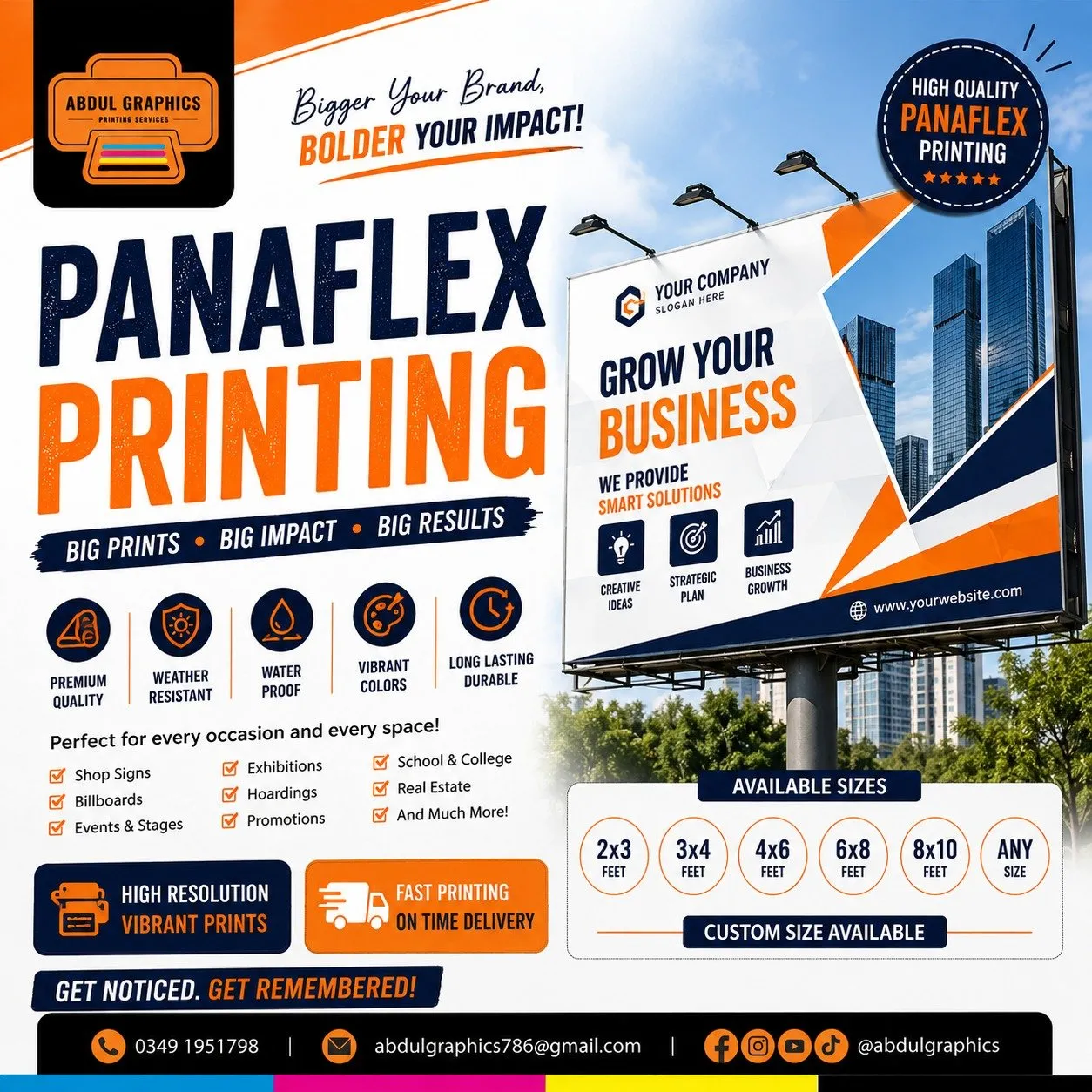 Panaflex Printing Services | High Quality Flex Banner Printing | Abdul Graphics in Pakistan Chowk | Karachi Ads - photo 1