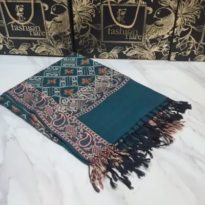 Pashmina Embroidered Winter Shawl | New Arrival - photo 4