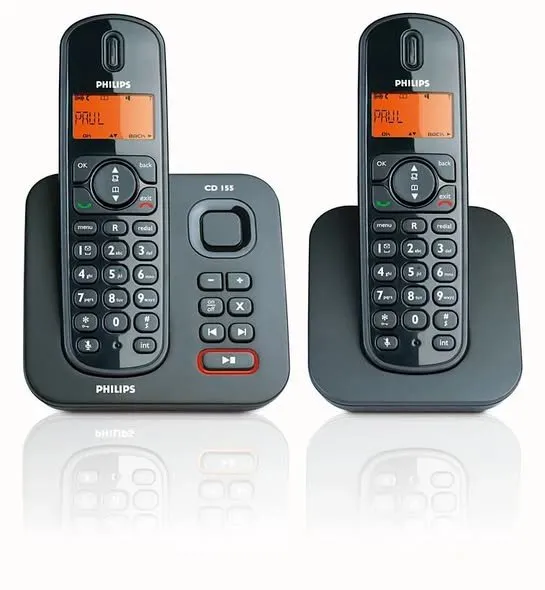 Philips CD155 DUO Cordless Telephone System - photo 1