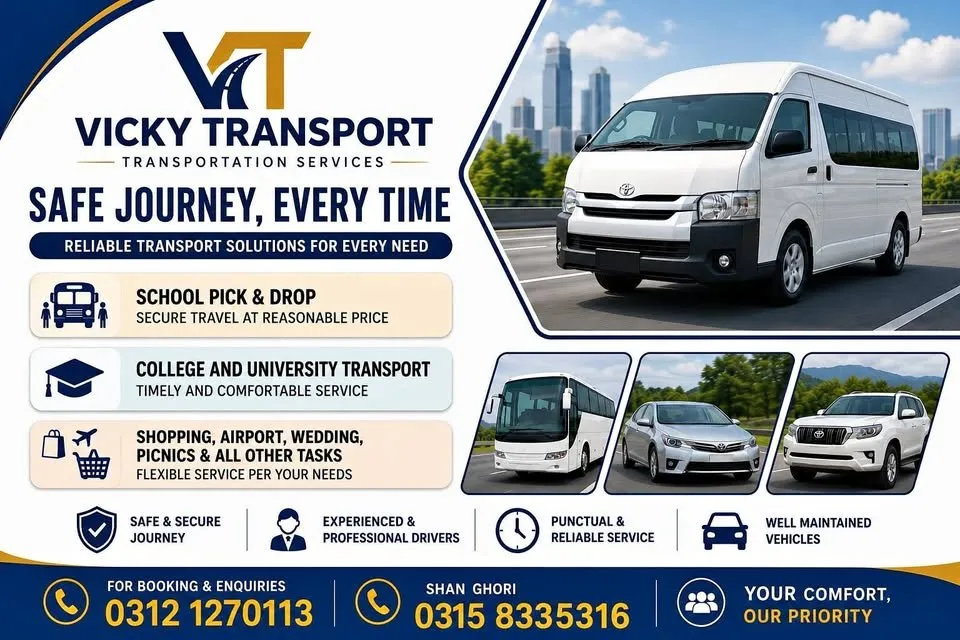 Pic and drop service available in Gulistan-e-Jauhar | Karachi Ads - photo 1