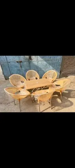Plastic chairs and table 100% pure plastic Available - photo 3
